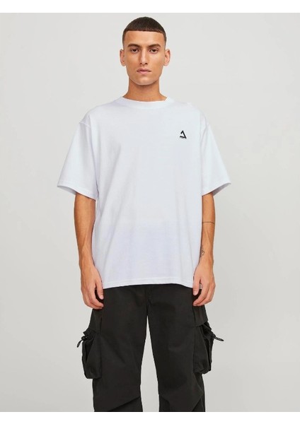 Jcotriangle Erkek Beyaz T-Shirt 12253435-White
