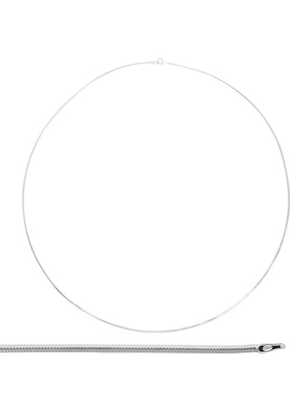 925 Ayar Gümüş 60 cm Real Snake Model Erkek Zincir Kolye modelleri