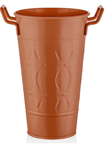 Prizma Vazo & Saksı Terracota 40 cm