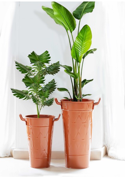 Prizma Vazo & Saksı Terracota 40 cm modelleri