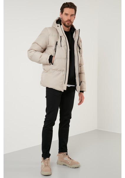 Kapüşonlu Suya Ve Rüzgara Dayanıklı Soğuk Geçirmez Slim Fit Mont Erkek Mont 5717101 indirimleri