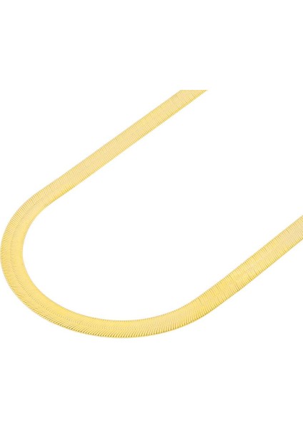 14 Ayar Altın Italyan Ezme Zincir Kolye 2 mm modelleri