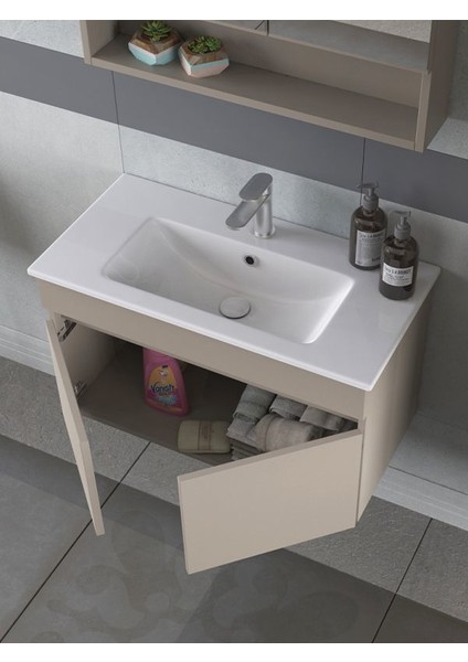 Dalyan 80 cm Banyo Dolabı Renk Latte fiyatları