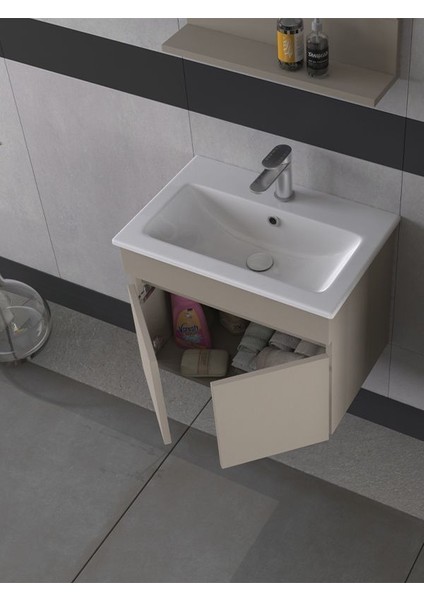 Tome 60 cm Banyo Dolabı Renk Latte fiyatları