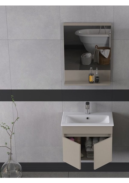 Tome 60 cm Banyo Dolabı Renk Latte modelleri