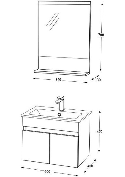 Tome 60 cm Banyo Dolabı Renk Latte indirimleri