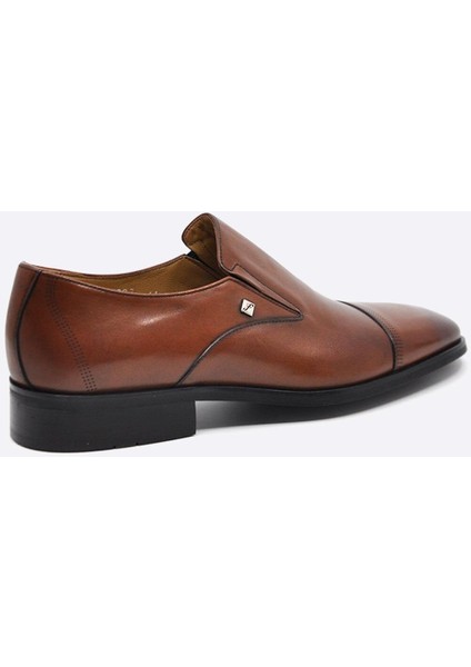 Hakiki Deri Bağcıksız Taba Erkek Ayakkabı 2887 875 indirimleri