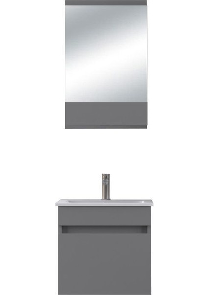 Tome 50 cm Banyo Dolabı Renk Mat Gri fırsatları