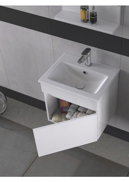 Tome 50 cm Banyo Dolabı Renk Mat Beyaz fiyatları