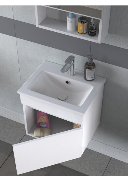 Dalyan 50 cm Banyo Dolabı Renk Mat Beyaz fiyatları