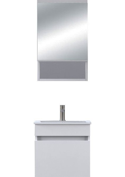 Dalyan 50 cm Banyo Dolabı Renk Mat Beyaz fırsatları