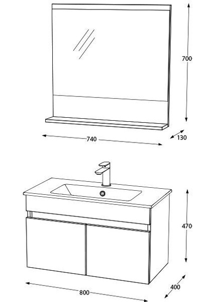 Tome 80 cm Banyo Dolabı Renk Latte indirimleri