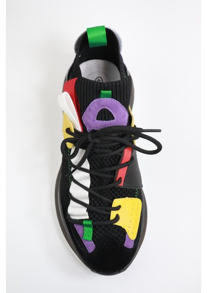 - 24Y500-7 Siyah Renkli Erkek Sneakers Ayakkabı modelleri