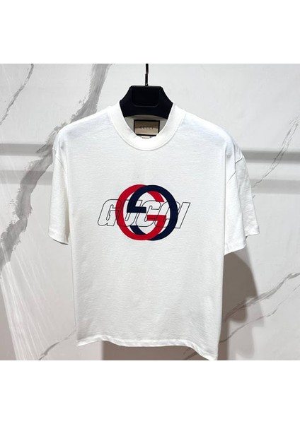 Pamuklu Jarse Baskılı T-Shirt