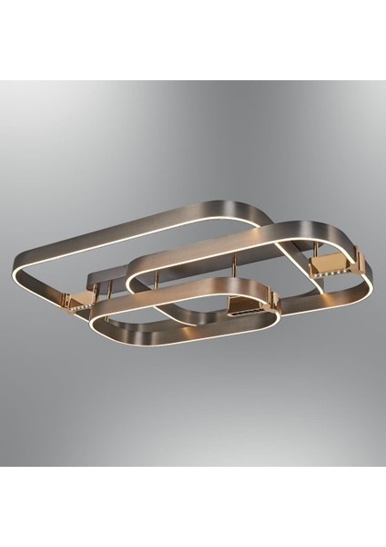 5721K-3 Platin 3 Lü Kare Plafonyer