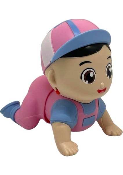 Kutulu Pilli Emekleyen Kasketli Bebek 11 cm