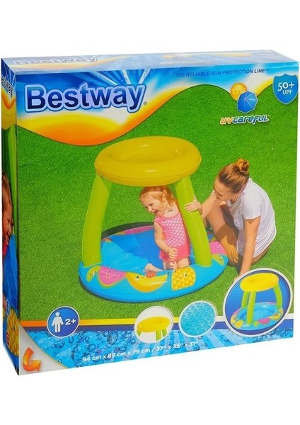 Gölgelikli çocuk havuzu