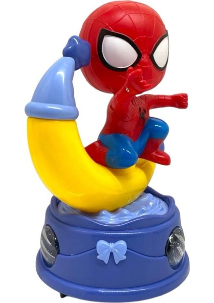 Pilli Işıklı Dans Eden Spiderman Örümcek Adam 20CM