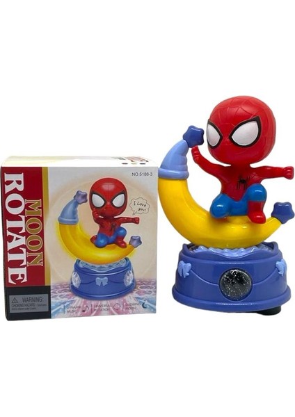 Pilli Işıklı Dans Eden Spiderman Örümcek Adam 20CM