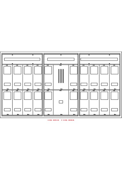 18 Trifaze Sıva Üstü Sac Pano