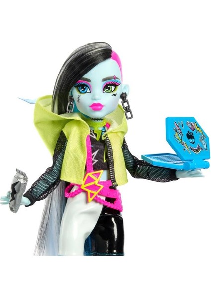 Monster High Neon Frights Bebekler HNF79 - Frankie Stein