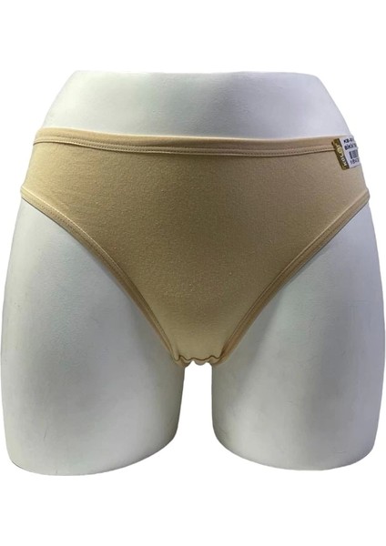 3 Lü Bayan Lycralı Bikini Kilot-Ten