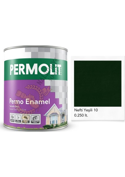 Enamel Sentetik Yağlı Boya Nefti Yeşil 0.250 Lt.
