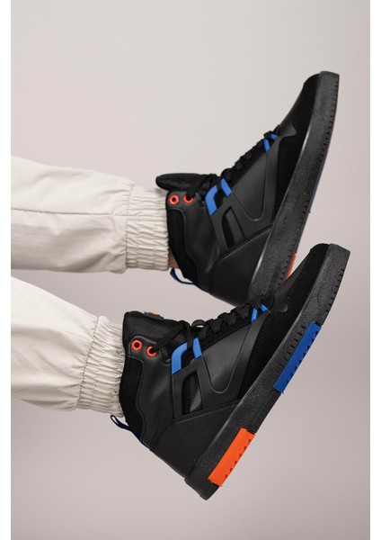 Erkek Comfort Sneaker Bot 001263SIYAH Saks