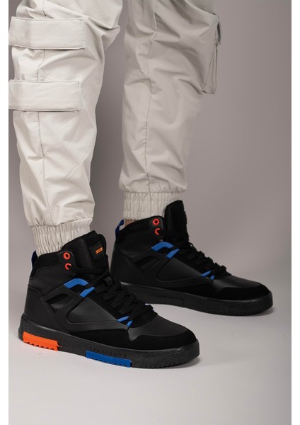Erkek Comfort Sneaker Bot 001263SIYAH Saks
