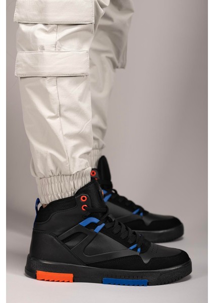 Erkek Comfort Sneaker Bot 001263SIYAH Saks