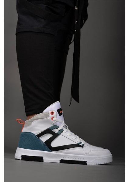 Erkek Comfort Sneaker Bot 001263BEYAZ Petrol