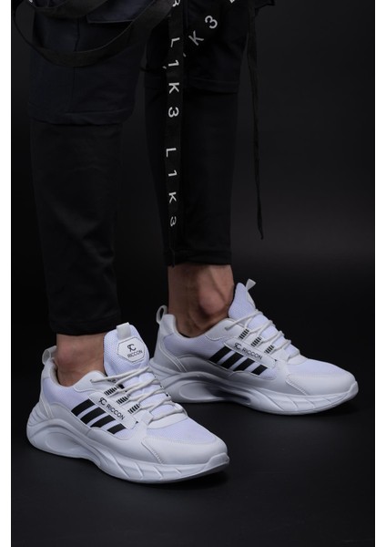 Torrine Erkek Sneaker 001293BEYAZ Siyah