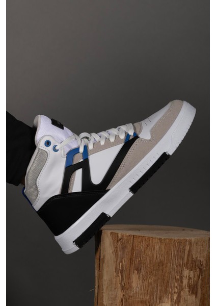 Erkek Comfort Sneaker Bot 001263BEYAZ Saks modelleri