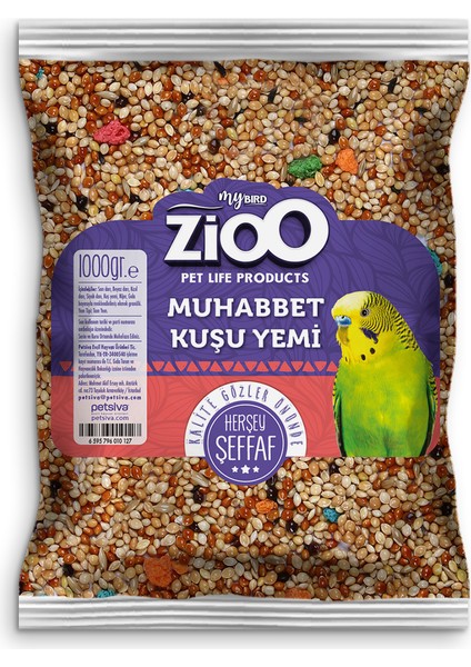 Muhabbet Kuşu Yemi Poşet 1kg