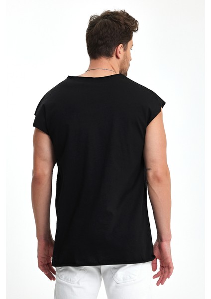 Düşük Omuz Cep Detaylı Oversize V Yaka Atlet fiyatları