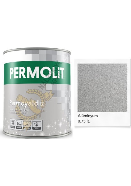 Isıya Dayanıklı Dekoratif Yaldız Boya Alüminyum 0.75 Lt.
