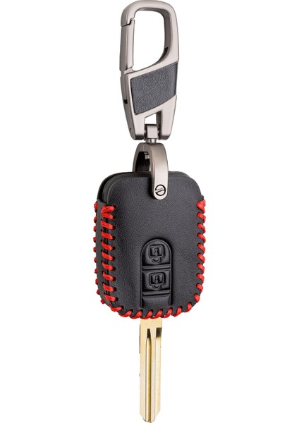 (Nissan Qashqai, Micra, Navara, Almera, Micra Uyumlu) Deri Anahtar Kılıfı