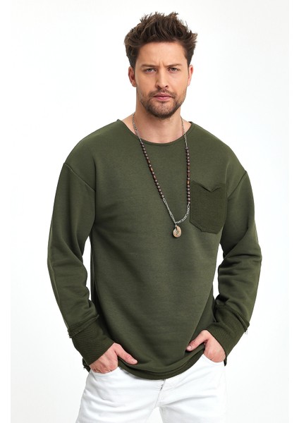 3 Iplik Oversize Püskül Manşet Bohem Sweat modelleri