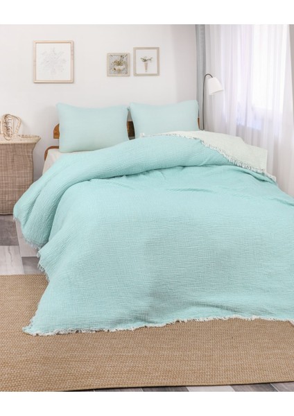 Müslin 4 Katlı Yatak Örtüsü