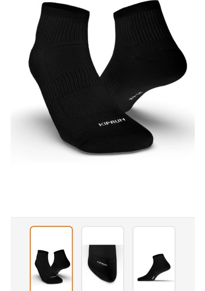 Kıprun Beyaz Çorap / Koşu - 3'li Paket - RUN100 modelleri