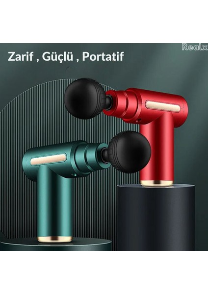 4 Başlıklı Şarjlı Masaj Tabancası 6 Kademeli Titreşimli Profesyonel Mini Masaj Aleti fiyatları
