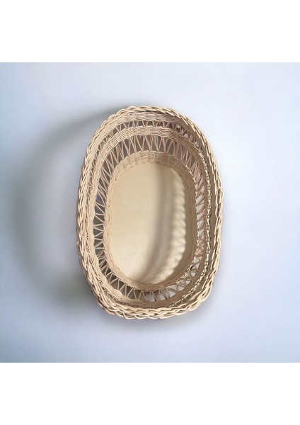 Rattan Dekoratif Sepet 35X50 cm