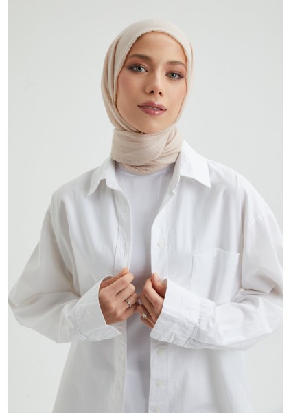 - Pamuk Şal - Bürümcük - Bej