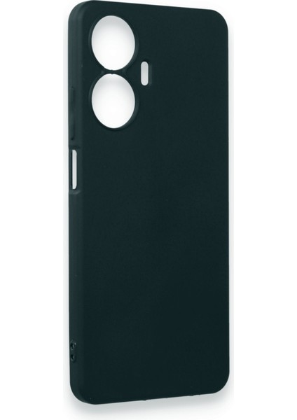 Realme C55 Kılıf Antibakteriyel Esnek Soft Parmak İzi Yapmaz Silikon - Koyu Yeşil fırsatları