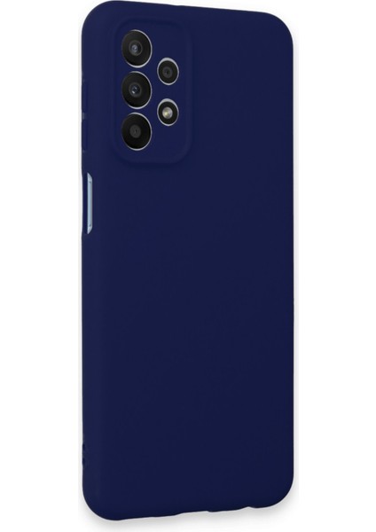 Galaxy A23 4g Kılıf Antibakteriyel Esnek Soft Parmak İzi Yapmaz Silikon - Lacivert fiyatları