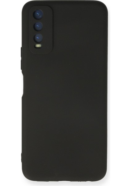 Vivo Y11S Kılıf Antibakteriyel Esnek Soft Parmak İzi Yapmaz Silikon - Siyah