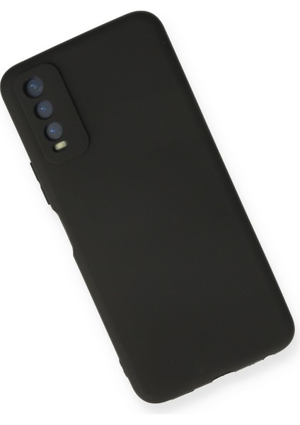 Vivo Y11S Kılıf Antibakteriyel Esnek Soft Parmak İzi Yapmaz Silikon - Siyah