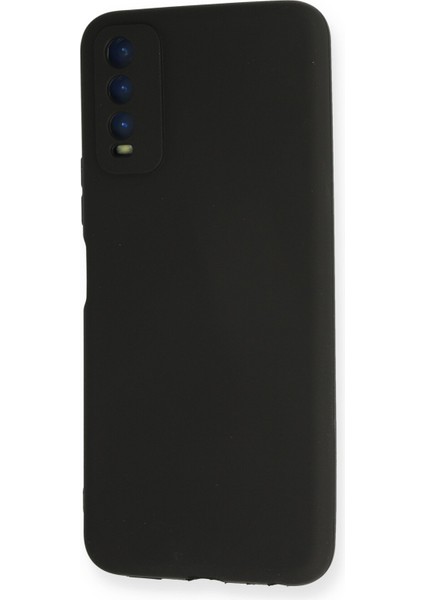 Vivo Y11S Kılıf Antibakteriyel Esnek Soft Parmak İzi Yapmaz Silikon - Siyah