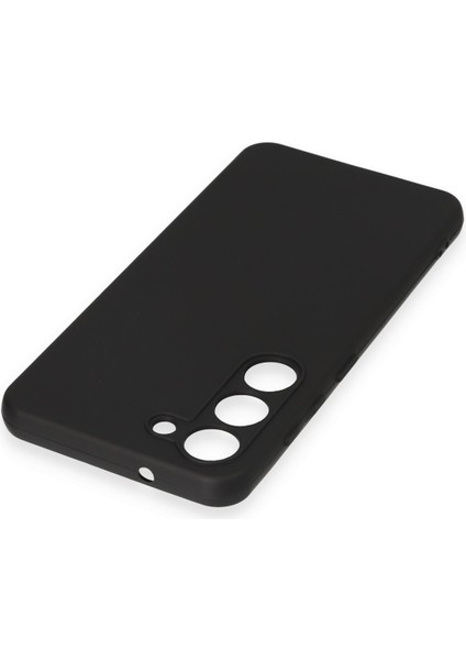 Galaxy S23 Plus Kılıf Antibakteriyel Esnek Soft Parmak İzi Yapmaz Silikon - Siyah