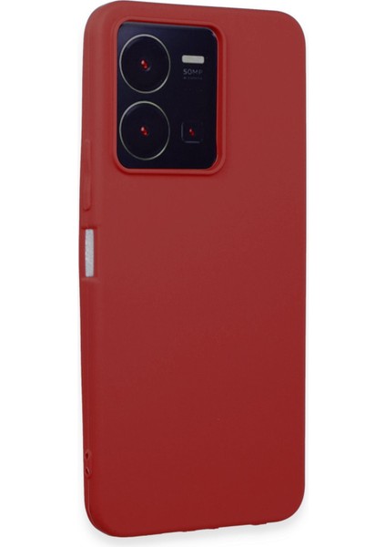 Vivo Y35 Kılıf Antibakteriyel Esnek Soft Parmak İzi Yapmaz Silikon - Kırmızı fiyatları
